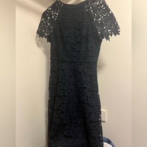 Navy Eliza J lace dress - Size 2